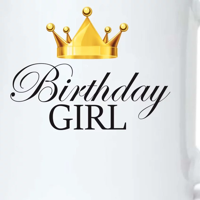 Birthday Girl Queen Crown Limited Edition Black Color Changing Mug