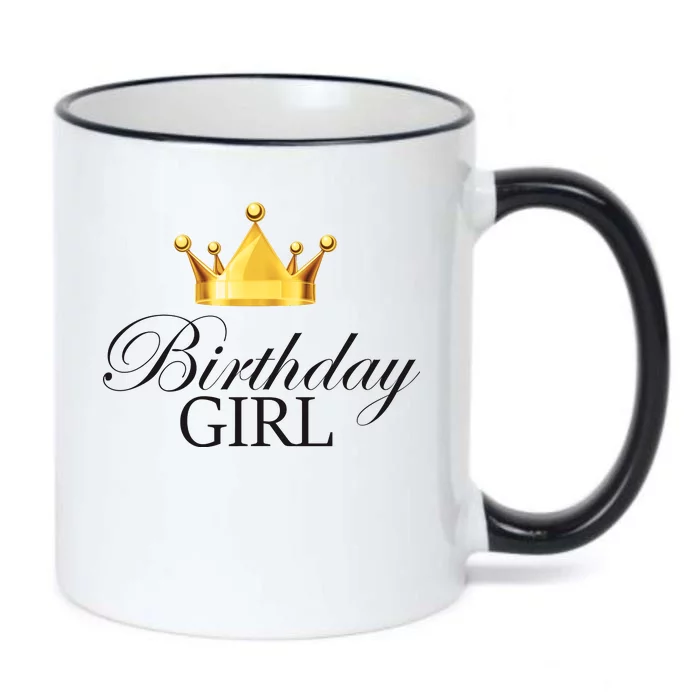 Birthday Girl Queen Crown Limited Edition Black Color Changing Mug