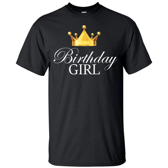 Birthday Girl Queen Crown Limited Edition Tall T-Shirt