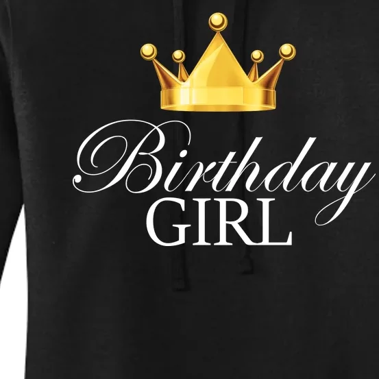 Birthday Girl Queen Crown Limited Edition Women's Pullover Hoodie