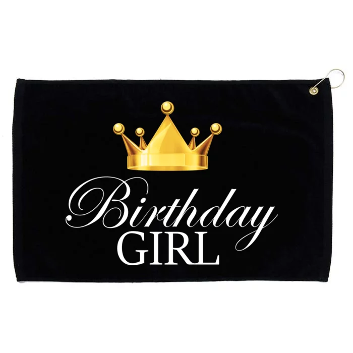 Birthday Girl Queen Crown Limited Edition Grommeted Golf Towel