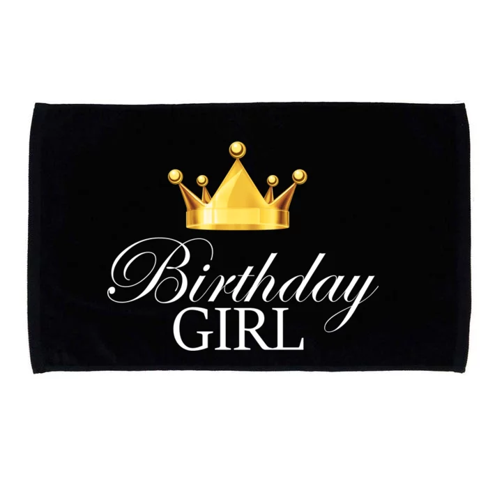 Birthday Girl Queen Crown Limited Edition Microfiber Hand Towel