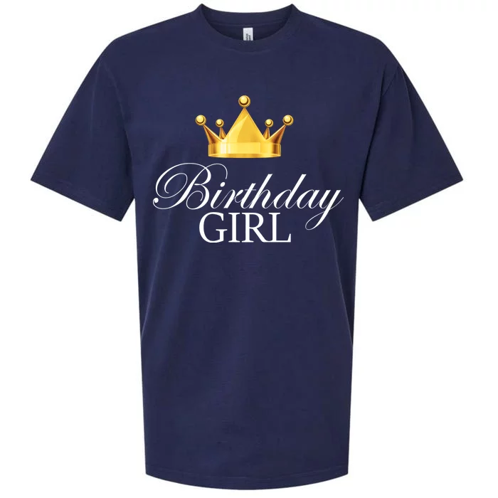 Birthday Girl Queen Crown Limited Edition Sueded Cloud Jersey T-Shirt