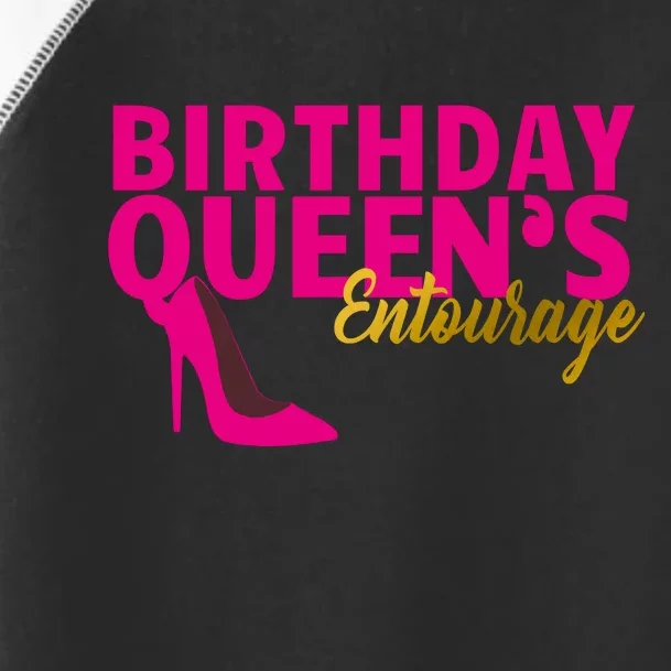 Birthday Queen's Entourage Toddler Fine Jersey T-Shirt