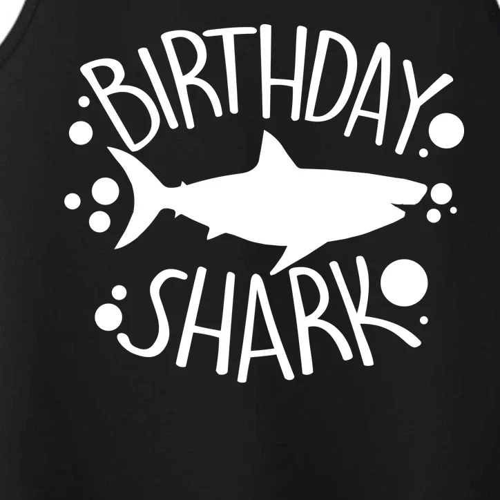 Birthday Shark Performance Tank