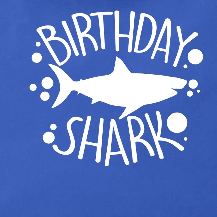 Birthday Shark Zip Tote Bag