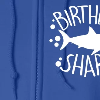 Birthday Shark Full Zip Hoodie