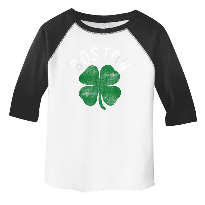 Boston Irish Shamrock St. Patrick's Day Toddler Fine Jersey T-Shirt