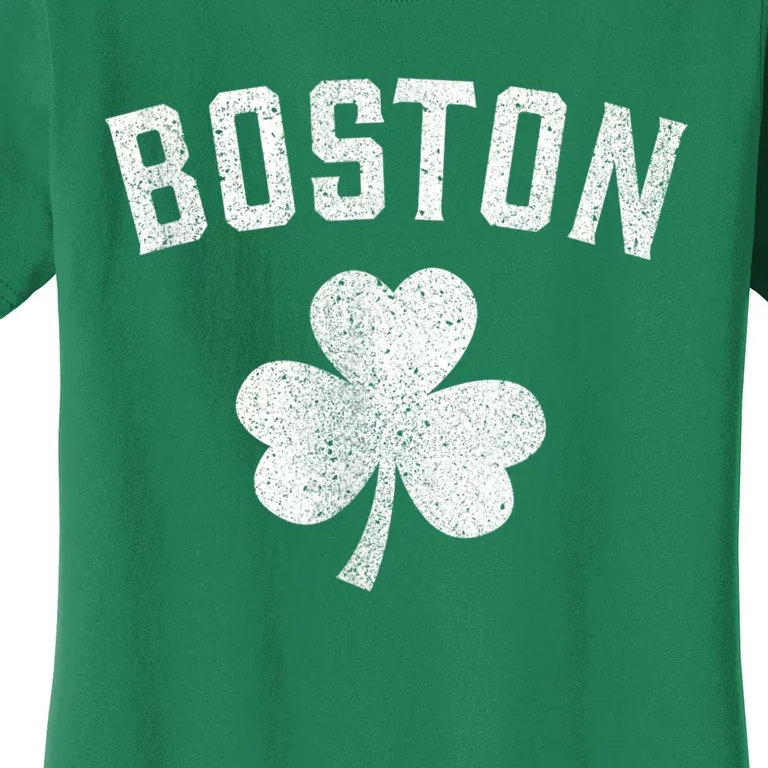 Boston Irish Shamrock St. Patrick's Day Women's T-Shirt