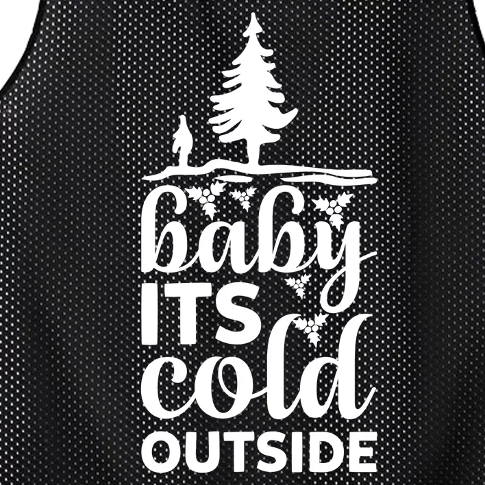 Baby It S Cold Outside Mesh Reversible Basketball Jersey Tank