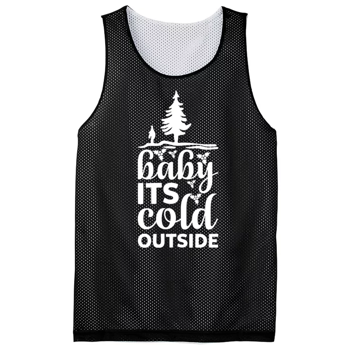 Baby It S Cold Outside Mesh Reversible Basketball Jersey Tank