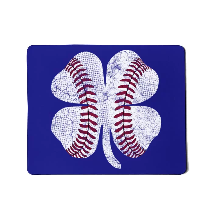 Baseball Irish Shamrock St Patrick's Day Saint Paddy's Great Gift Mousepad