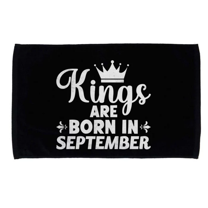 Born In September Funny September Month Gift Microfiber Hand Towel