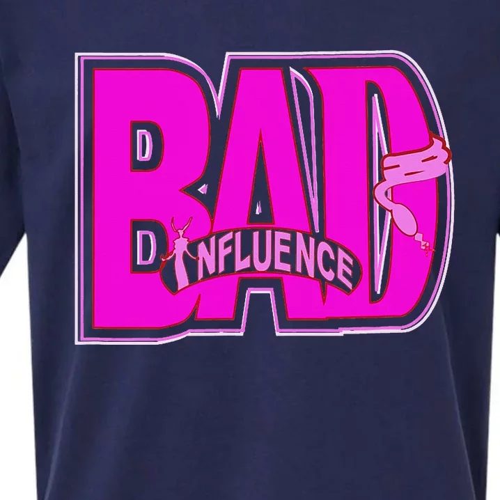 BAD INFLUENCE SASSY WEAR Sueded Cloud Jersey T-Shirt