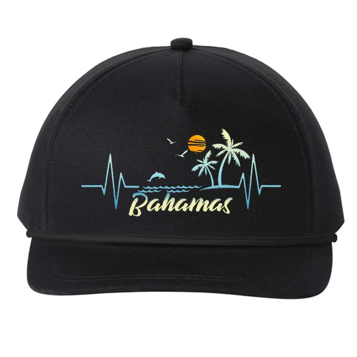 Bahamas Islands Souvenir Spring Break Bahamas Snapback Five-Panel Rope Hat