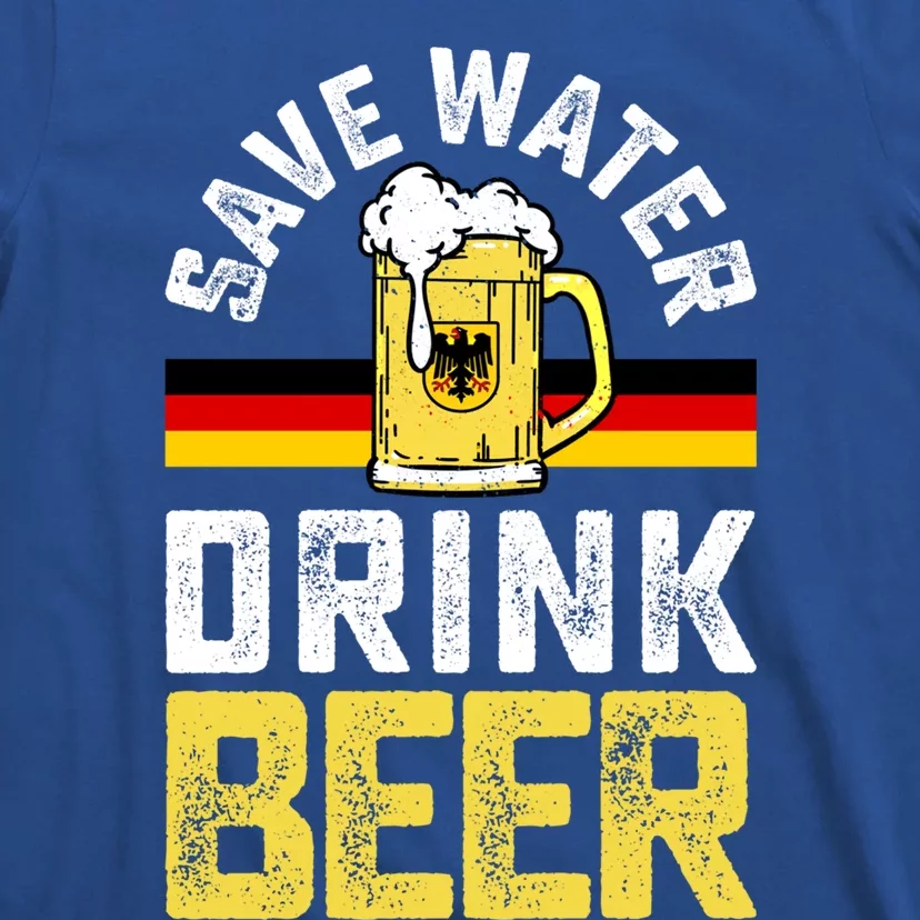 Beer Ing Save Water Beer Oktoberfest Funny Gift T-Shirt