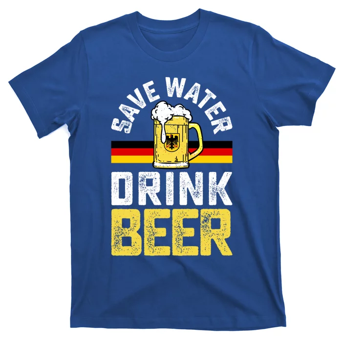 Beer Ing Save Water Beer Oktoberfest Funny Gift T-Shirt