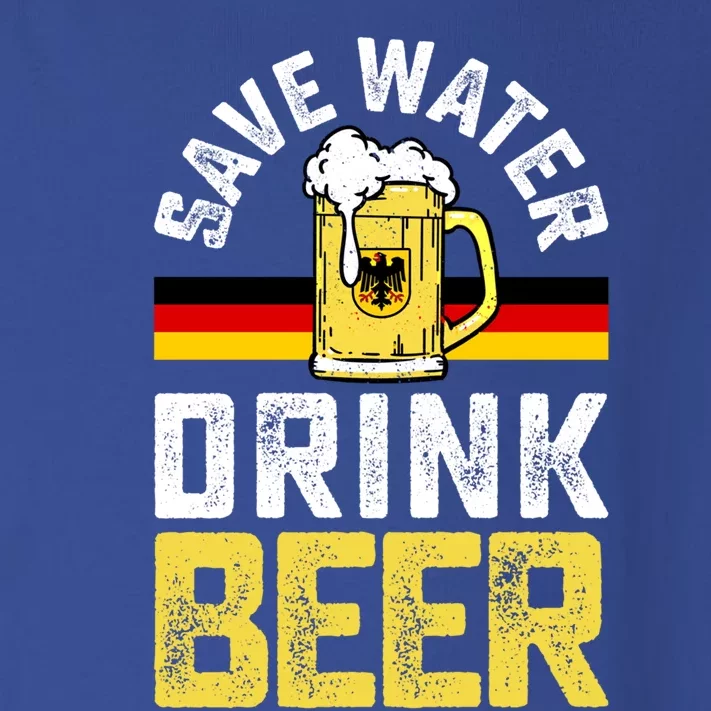 Beer Ing Save Water Beer Oktoberfest Funny Gift Toddler Long Sleeve Shirt