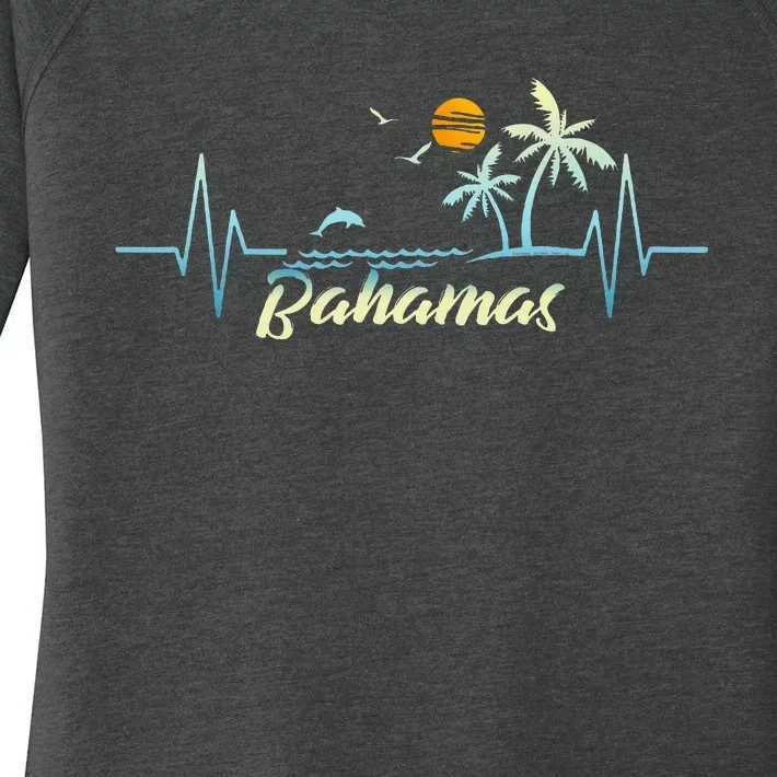 Bahamas Islands Souvenir Spring Break Bahamas Women's Perfect Tri Tunic Long Sleeve Shirt