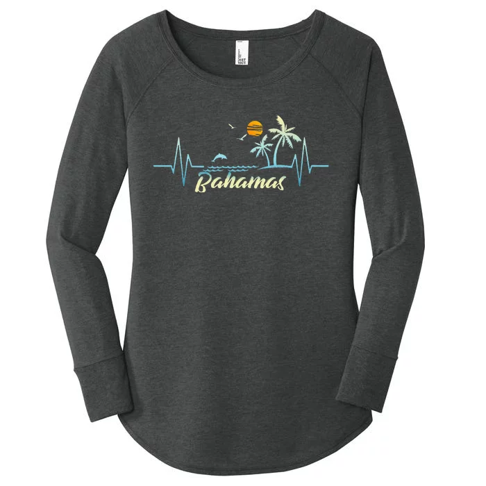 Bahamas Islands Souvenir Spring Break Bahamas Women's Perfect Tri Tunic Long Sleeve Shirt