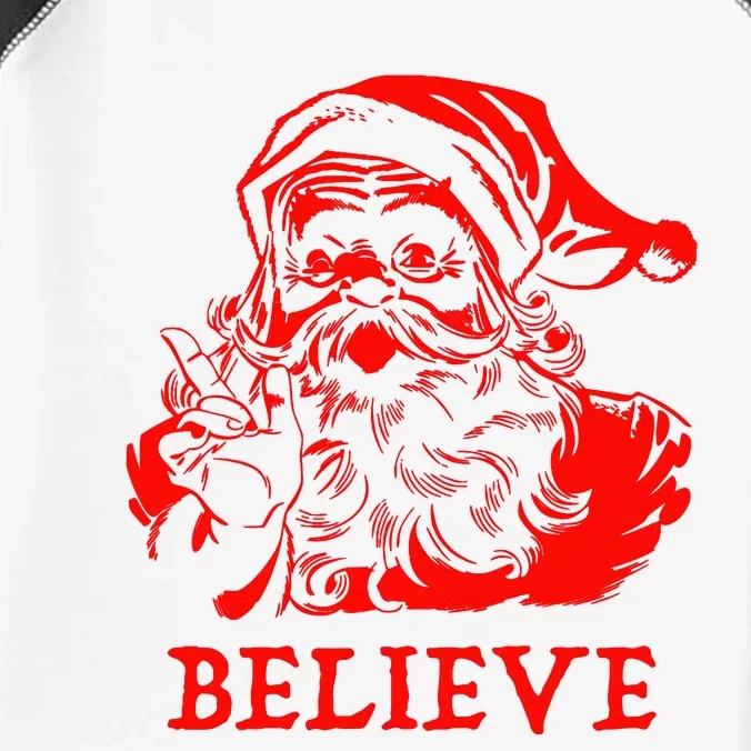 Believe In Santa Claus A Gift For Christmas Infant Baby Jersey Bodysuit