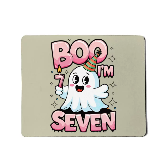 Boo IM Seven Ghost Theme For October Mousepad