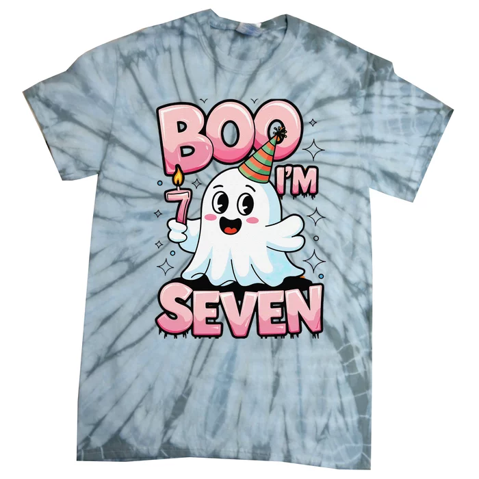 Boo IM Seven Ghost Theme For October Tie-Dye T-Shirt