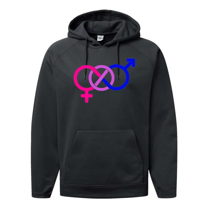 Bisexual Bi Pride Shirt Gay Parade LGBTQ Performance Fleece Hoodie