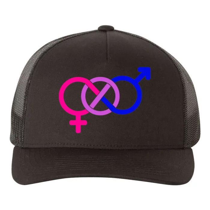 Bisexual Bi Pride Shirt Gay Parade LGBTQ Yupoong Adult 5-Panel Trucker Hat