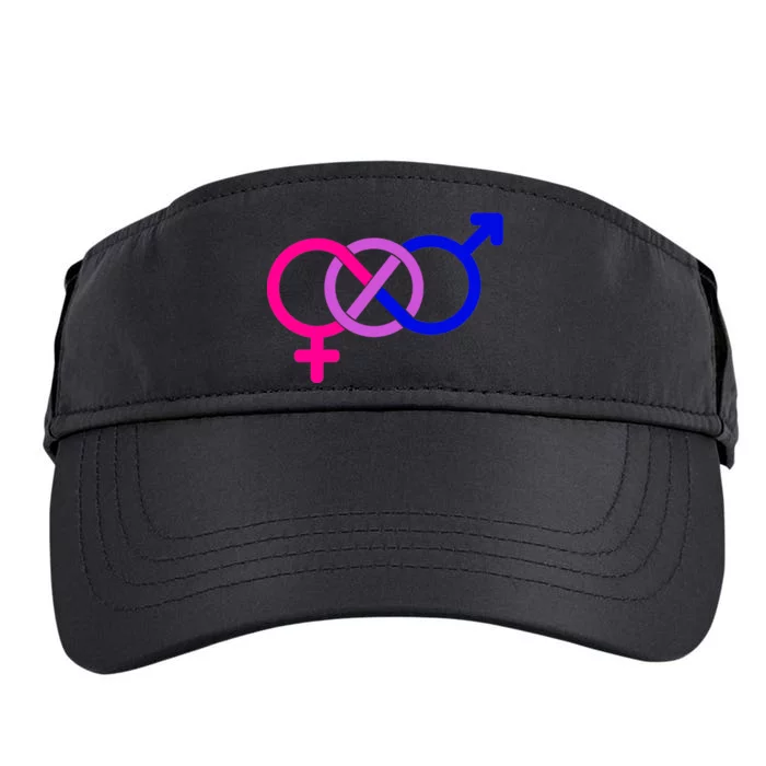 Bisexual Bi Pride Shirt Gay Parade LGBTQ Adult Drive Performance Visor