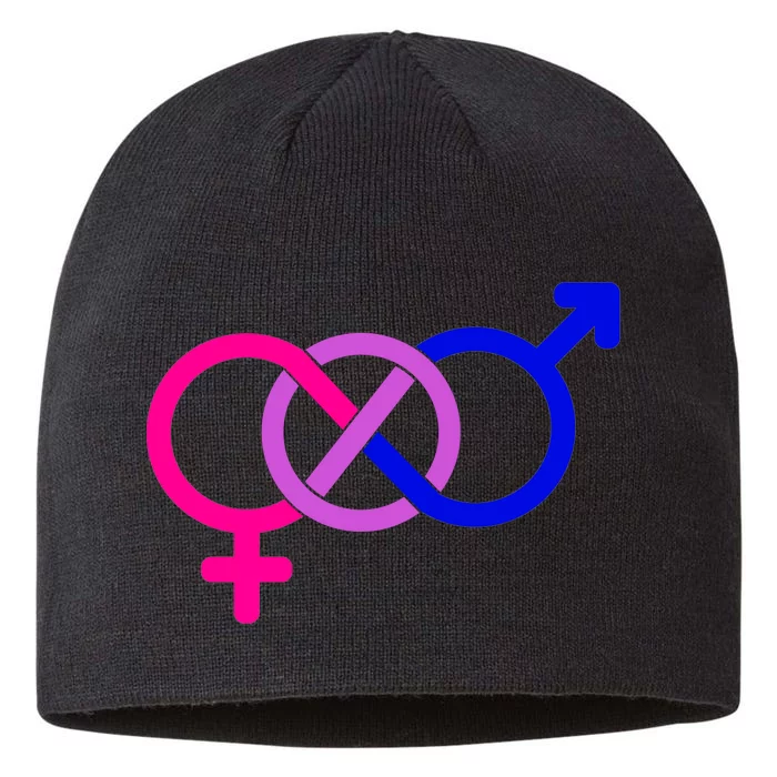 Bisexual Bi Pride Shirt Gay Parade LGBTQ 8 1/2in Sustainable Knit Beanie