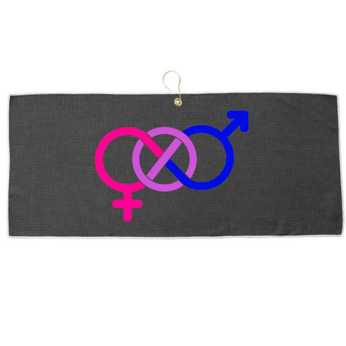 Bisexual Bi Pride Shirt Gay Parade LGBTQ Large Microfiber Waffle Golf Towel