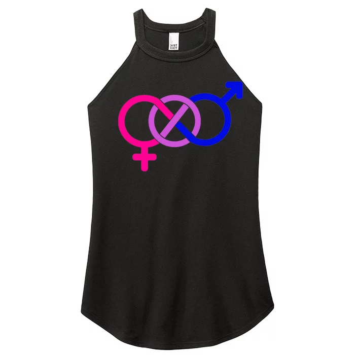 Bisexual Bi Pride Shirt Gay Parade LGBTQ Women’s Perfect Tri Rocker Tank