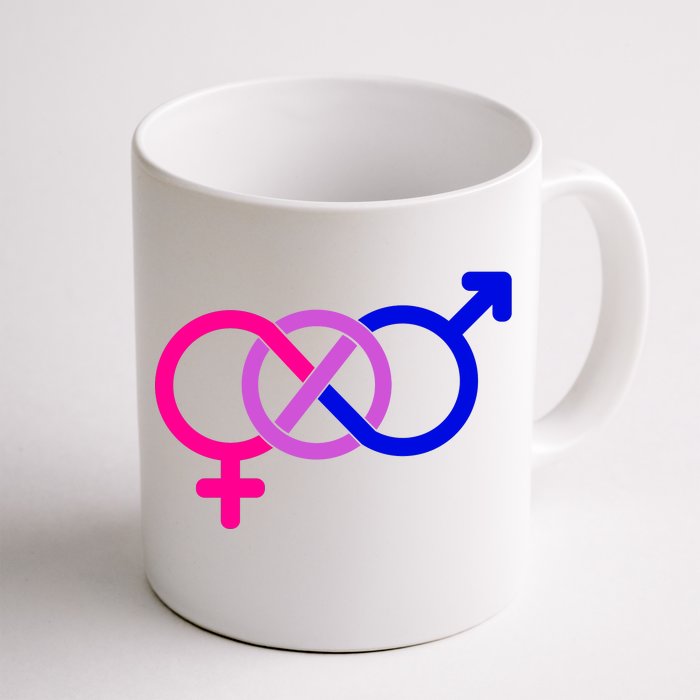 Bisexual Bi Pride Shirt Gay Parade LGBTQ Front & Back Coffee Mug