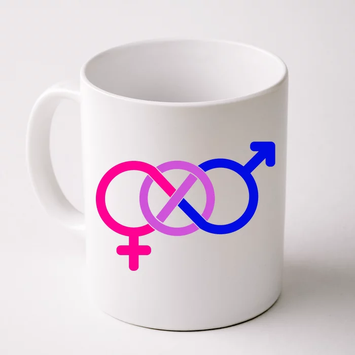 Bisexual Bi Pride Shirt Gay Parade LGBTQ Front & Back Coffee Mug