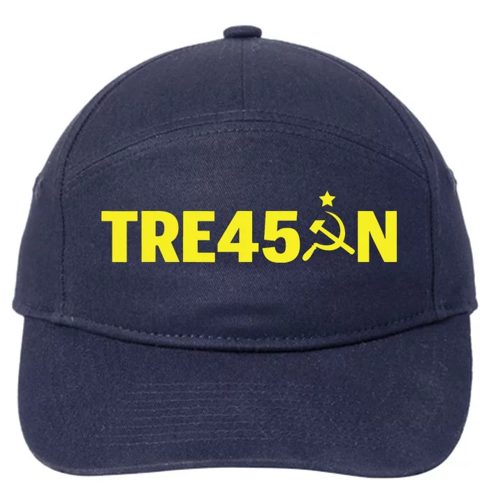 Best Impeach Trump Treason Russian Gop Party 7-Panel Snapback Hat