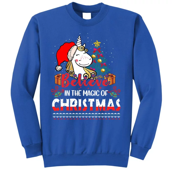 Believe In The Magic Of Christmas Gift Tall Sweatshirt