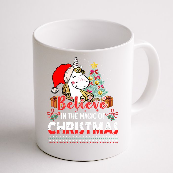 Believe In The Magic Of Christmas Gift Front & Back Coffee Mug