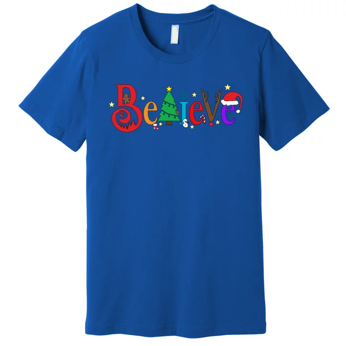 Believe In The Magic Of Christmas / Jolly Santa Clause Gift Premium T-Shirt