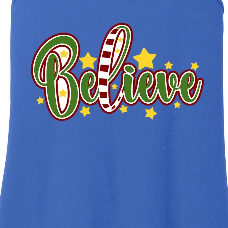 Believe In The Magic Of Christmas Gift Ladies Essential Tank