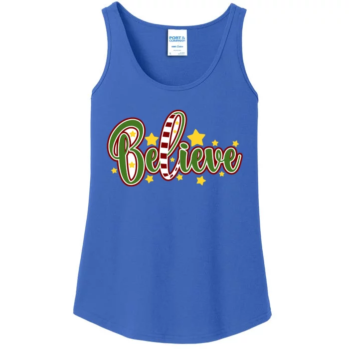 Believe In The Magic Of Christmas Gift Ladies Essential Tank