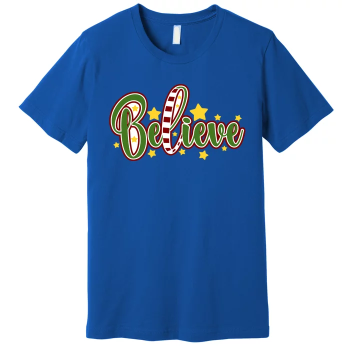 Believe In The Magic Of Christmas Gift Premium T-Shirt