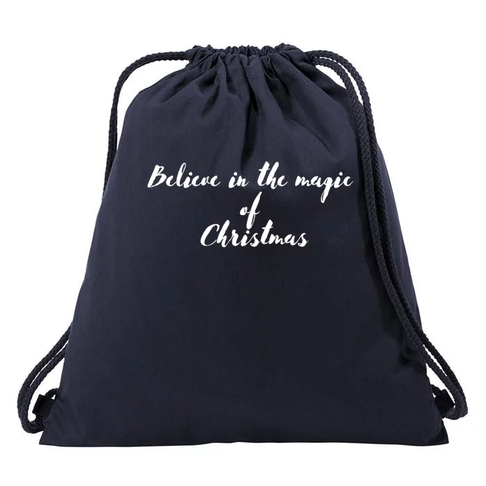 Believe In The Magic Of Christmas Gift Drawstring Bag