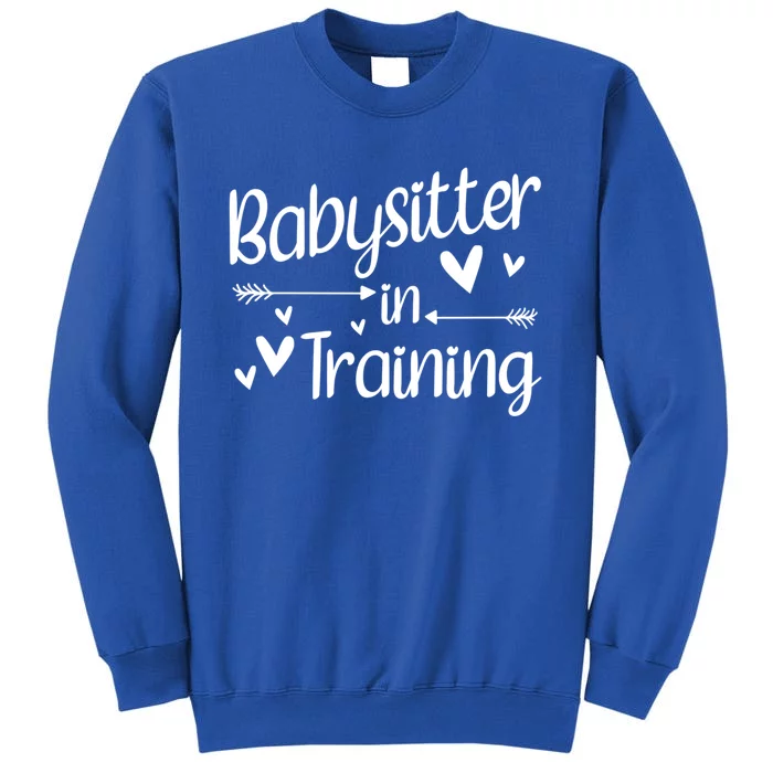 Babysitter In Training Cool Gift Tall Sweatshirt