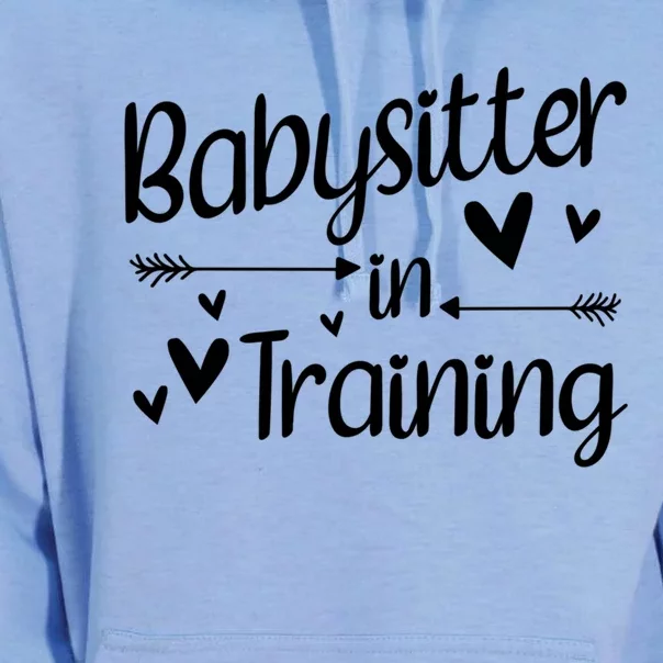 Babysitter In Training Cool Gift Unisex Surf Hoodie