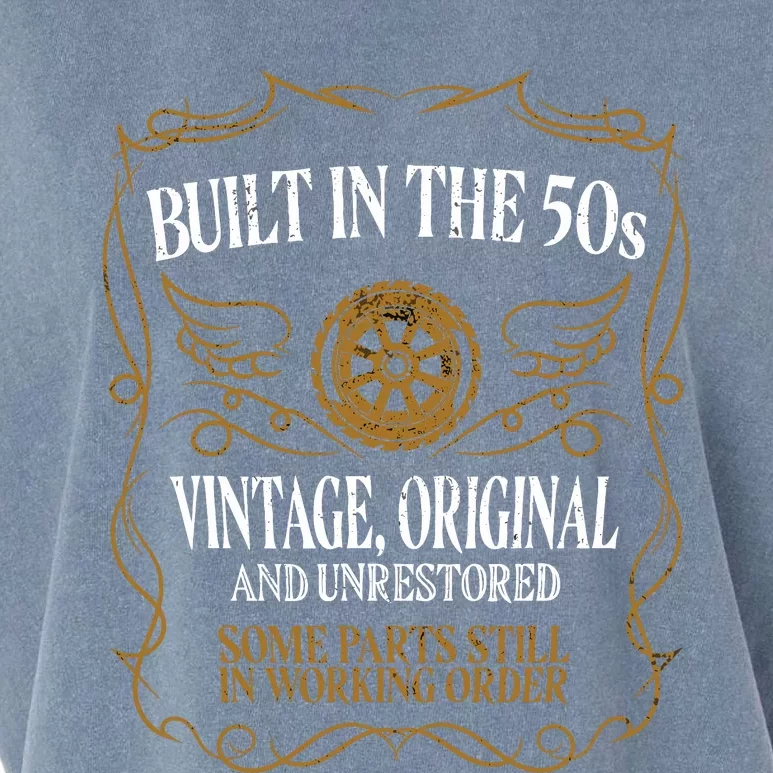 Built In The Fifties 50s Original Unrestored 70th Birthday Garment-Dyed Women's Muscle Tee