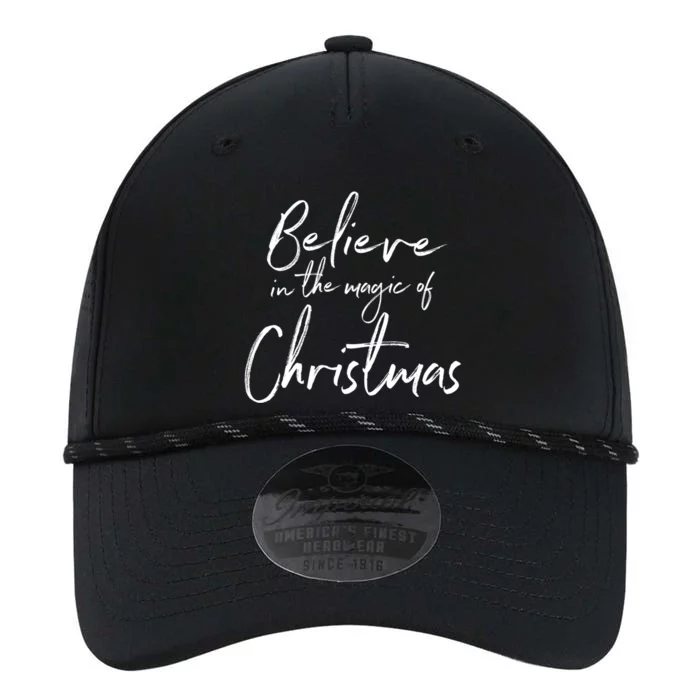 Believe In The Magic Of Christmas Jolly Festive Holiday Meaningful Gift Performance The Dyno Cap