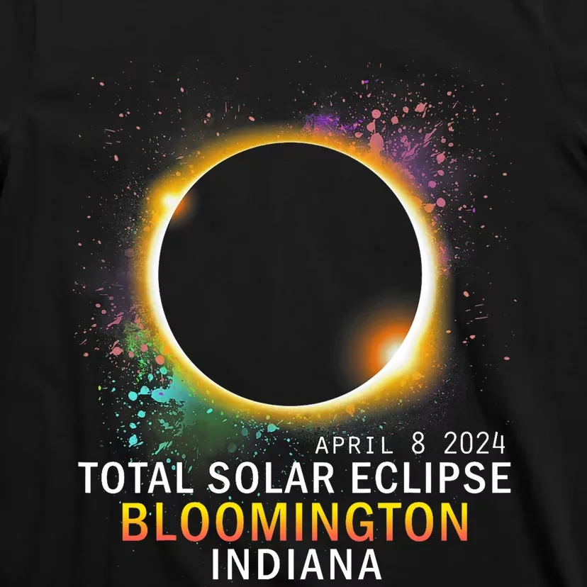 Bloomington Indiana Total Solar Eclipse April 8 2024 T-Shirt