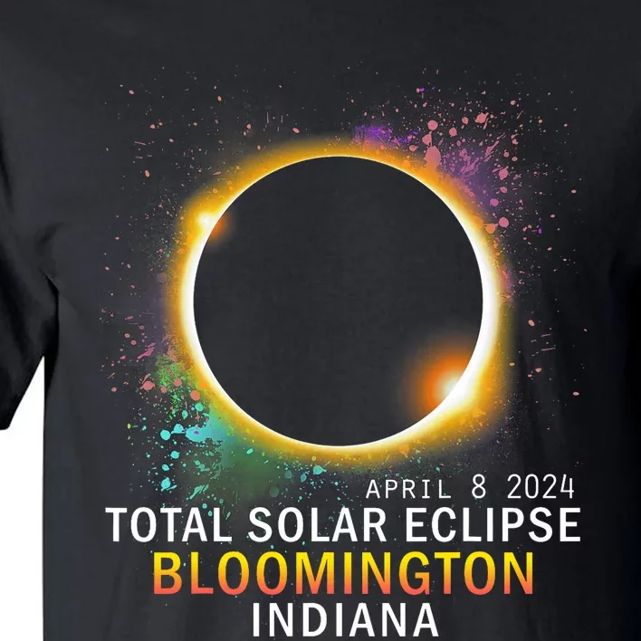 Bloomington Indiana Total Solar Eclipse April 8 2024 Tall T-Shirt