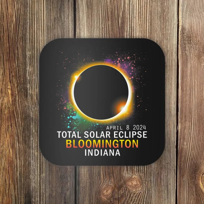 Bloomington Indiana Total Solar Eclipse April 8 2024 Coaster